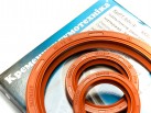Set of 3 rotary shaft seals for Daewoo Lanos engine's crankshaft, camshaft