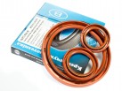 Set of 3 rotary shaft seals for Daewoo Lanos engine's crankshaft, camshaft