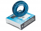 Rotary Shaft Seal (oil-seal) AS 22x40x10 NBR-440 blue (2.2-22x40-2 GOST 8752-79)