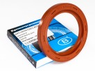 Radial-Wellendichtringe A 65x90x10 FPM (2.1-65x90-5 GOST 8752-79), rot