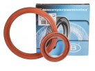 Set of crankshaft oil seals YaMZ from 2 pcs, FPM